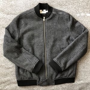 Topman Bomber Jacket Black and White